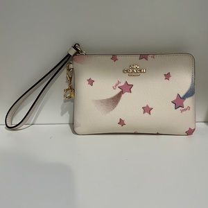 Coach C7351 Disco Star Print Long Zip